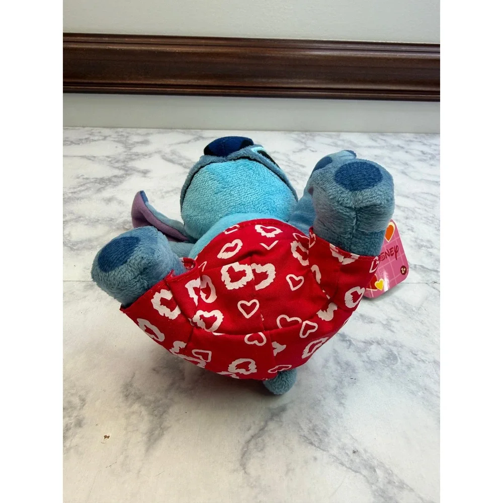 Disney Lilo and Stitch Plush Heart Swim Trunks Blue Just Play 2534KM01 7 Inch